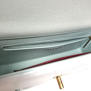 CHANEL 26 Baby Blue Preppy CC Shoulder Bag
