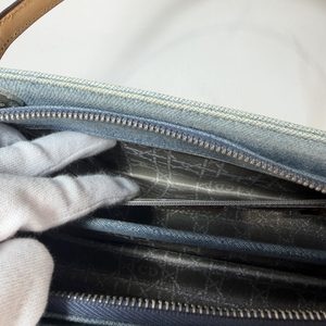 Christian Dior Denim Lady Dior East West Vintage Shoulder Bag