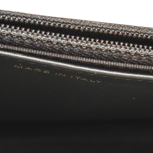 CHANEL Black Gold Graphic Wallet On Chain Bag