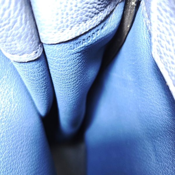 Load image into Gallery viewer, HERMES Blue Haut à Courroies Bag Togo Leather B Stamp 2023
