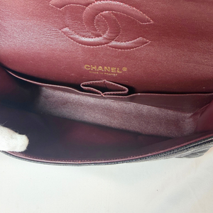 CHANEL Black Caviar Medium Classic Flap Bag 2014-2015