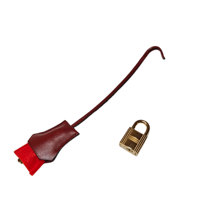 HERMES Kelly 32 Retourne Box Calf Red Square E Stamp 2001