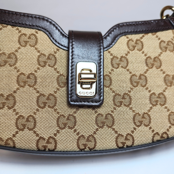 將圖片載入圖庫檢視器 GUCCI GG Moon Side Canvas Shoulder Bag
