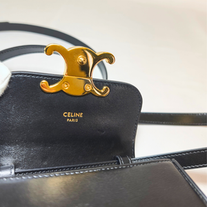 CELINE Triomphe Mini Claude Shoulder Bag Hedi Slimane