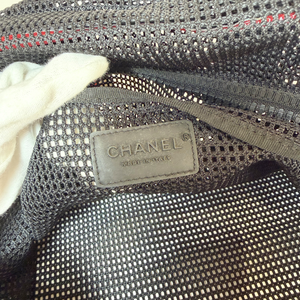 CHANEL Sport Line Vintage Black Mesh Shoulder Bag 2007