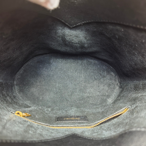 Saint Laurent Y Top Handle Black Bucket Bag