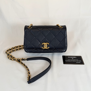 CHANEL Timeless Classic Top Handle Leather Hand Bag