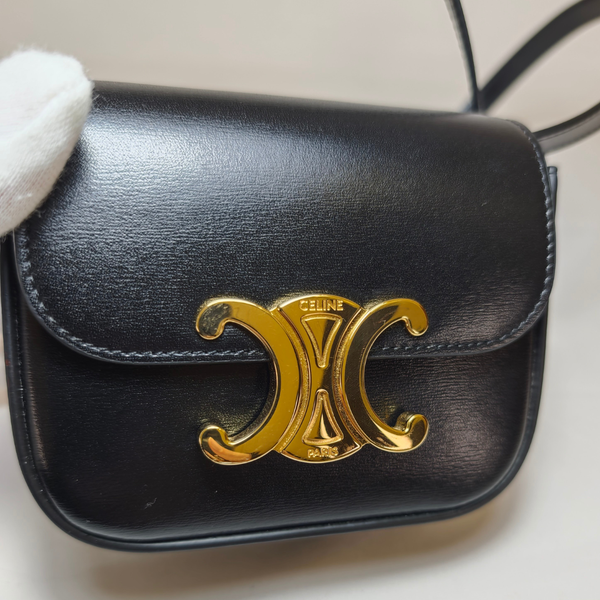 Load image into Gallery viewer, CELINE Triomphe Mini Claude Shoulder Bag Hedi Slimane
