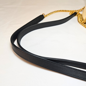 CHANEL 2019 Crumpled Calfskin En Vogue Round Shoulder Bag