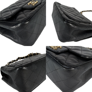 CHANEL Black Caviar Mini Classic Square Flap Bag