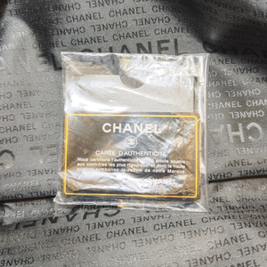 CHANEL Sport Line Boston Travel Nylon Duffle Bag Black Beige CC Logo