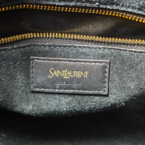 Saint Laurent Y Top Handle Black Bucket Bag