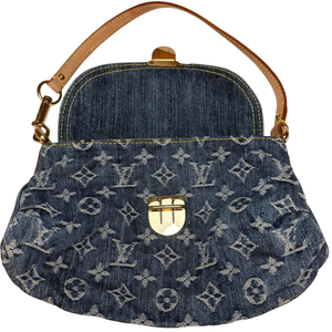 LOUIS VUITTON Monogram Denim Mini Pleaty M95050