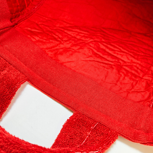 CHANEL Terry Beach Tote bag Red in Cotton CC Logo