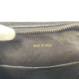 CHANEL Vintage 90s CC Logo Brown Suede Leather Timeless Vanity Bag