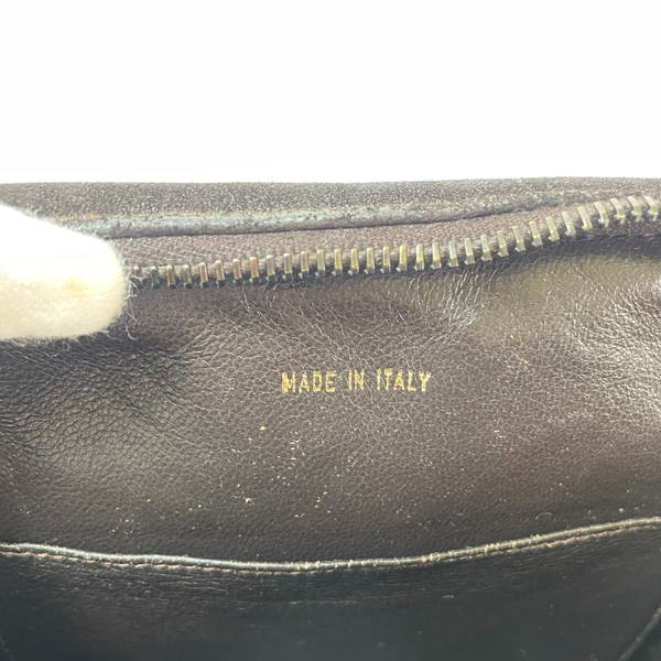 Load image into Gallery viewer, CHANEL Vintage 90s CC Logo Brown Suede Leather Timeless Vanity Bag
