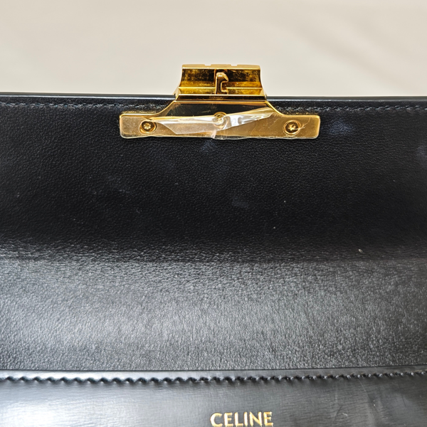 將圖片載入圖庫檢視器 CELINE Triomphe Small Chain Claude Shoulder Bag Hedi Slimane
