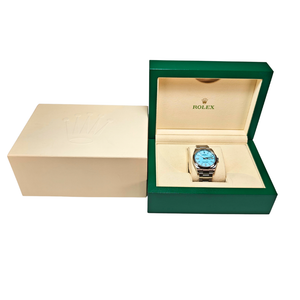 Rolex Oyster Perpetual 36 126000 Turquoise Blue