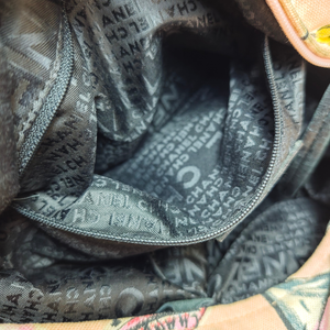 CHANEL 2003-2004 Pink Parfait Ice Cream Sundae Hobo Print Handbag