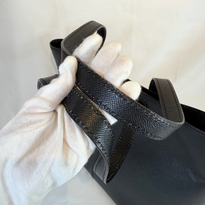 CHANEL Vintage Caviarskin Leather Tote Bag