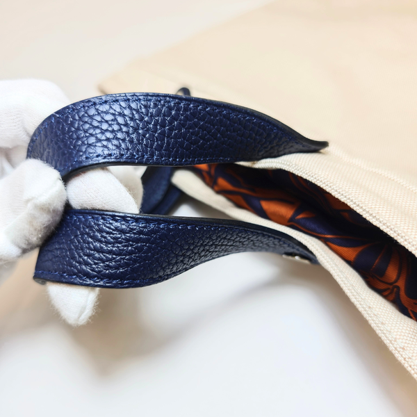 Load image into Gallery viewer, HERMÈS Petit H Toile Ash Tote Bag
