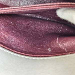 CHANEL CC Filigree Flap Chain Shoulder Bag Silver