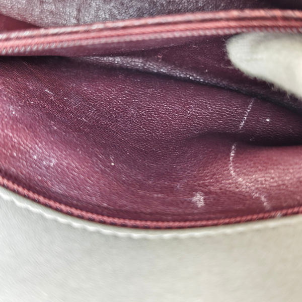 Load image into Gallery viewer, CHANEL CC Filigree Flap Chain Shoulder Bag Silver
