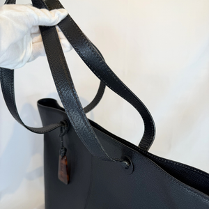 CHANEL Vintage Caviarskin Leather Tote Bag