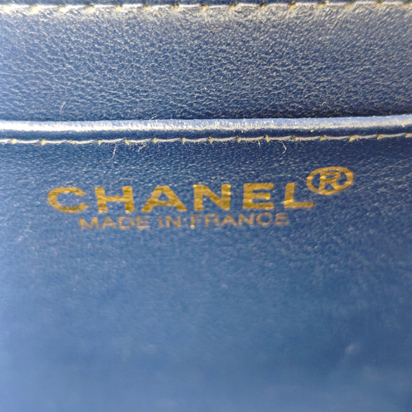 将图片加载到图库查看器，CHANEL 1997-1999 Blue Denim Kelly Handbag

