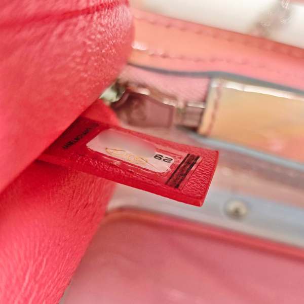 Load image into Gallery viewer, CHANEL Pink PVC &amp; Multicolor  Patent Leather CC Vanity Case
