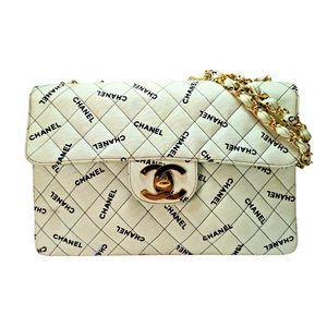CHANEL Mint Green JUMBO LOGO Flap Bag