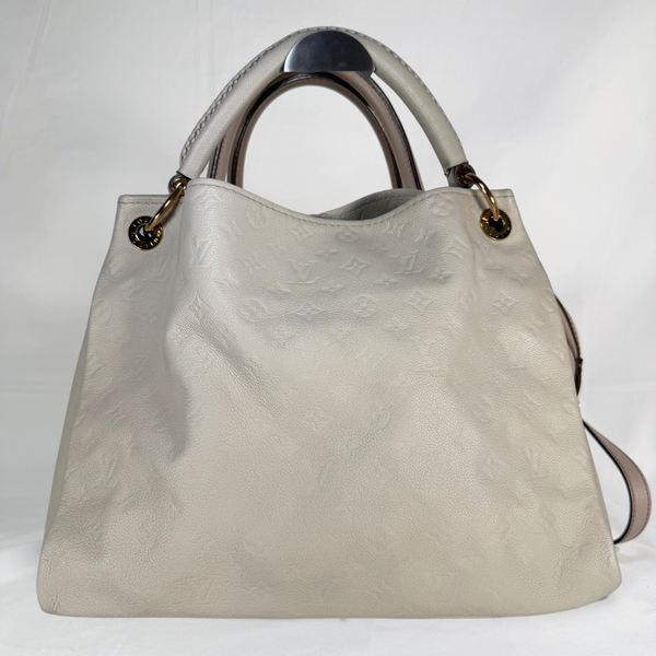 將圖片載入圖庫檢視器 LOUIS VUITTON Monogram White Empreinte Artsy MM Hobo Bag
