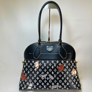 LOUIS VUITTON Limited Edition Catogram Canvas Alma Souple Bag