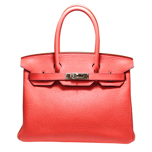 HERMES Birkin 30 Taurillon Clemence Bougainvillea Stamp X