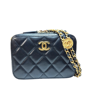 CHANEL Matelasse Icon Chain Mini Camera Bag AP2858