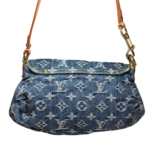 Load image into Gallery viewer, LOUIS VUITTON Monogram Denim Mini Pleaty M95050

