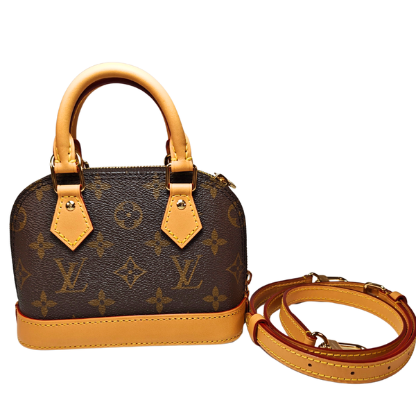 画像をギャラリービューアに読み込む, ルイヴィトン LOUIS VUITTON  ナノアルマ モノグラム（新品未使用）

