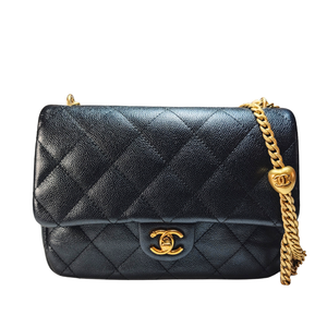 CHANEL Small Sweetheart Quilted Flap Bag