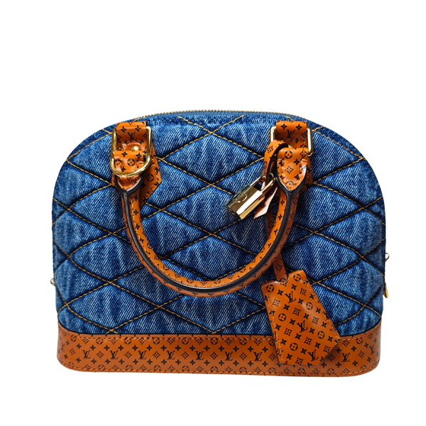 Load image into Gallery viewer, LOUIS VUITTON Malletage Denim Alma 25 M55048
