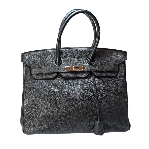 Load image into Gallery viewer, HERMES Birkin 35 Togo Leather Black Square K Stamp 2007
