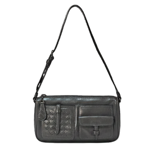 BOTTEGA VENETA イントレチャート マルチポケット ショルダーバッグ 