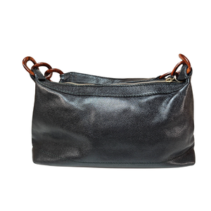 CHANEL Wood Caviar Black Hand Bag