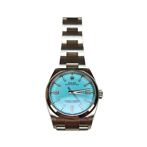 Load image into Gallery viewer, Rolex Oyster Perpetual 36 126000 Turquoise Blue

