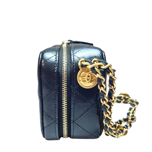 CHANEL Matelasse Icon Chain Mini Camera Bag AP2858