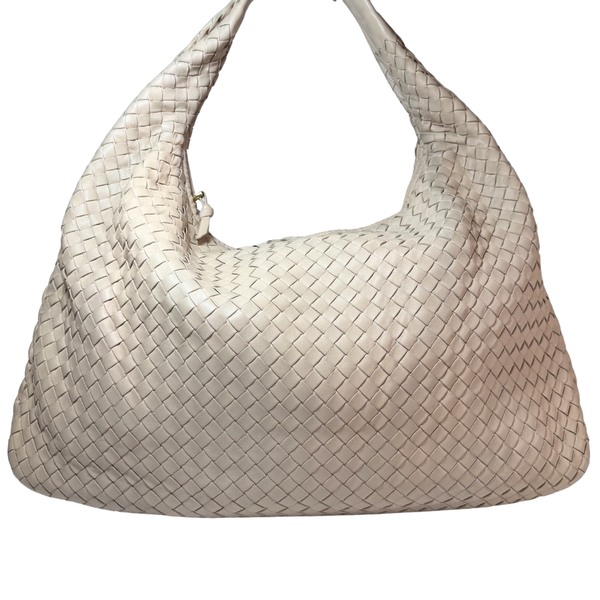 Load image into Gallery viewer, BOTTEGA VENETA Intrecciato Beige Shoulder Bag Hobo
