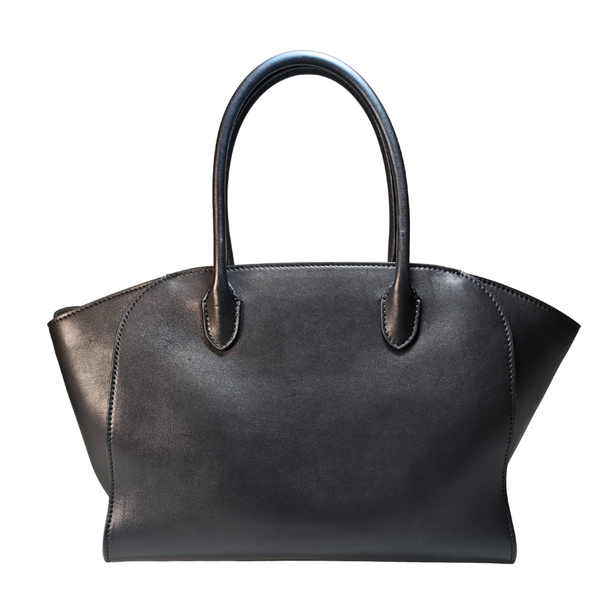 이미지를 갤러리 뷰어에 로드 , The Row Marlo 12 Black Leather Bag
