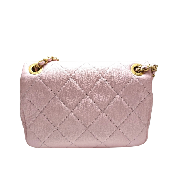 Load image into Gallery viewer, CHANEL Matelasse Chain Shoulder Bag leather Grained calfskin Pink
