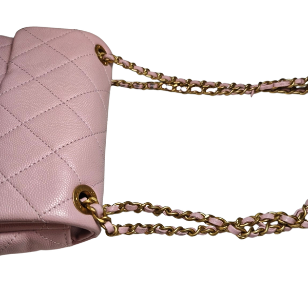 Load image into Gallery viewer, CHANEL Matelasse Chain Shoulder Bag leather Grained calfskin Pink
