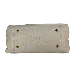 LOUIS VUITTON Monogram White Empreinte Artsy MM Hobo Bag