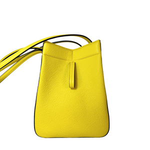 FENDI Origami Mini Yellow Leather Shoulder Bag 2023